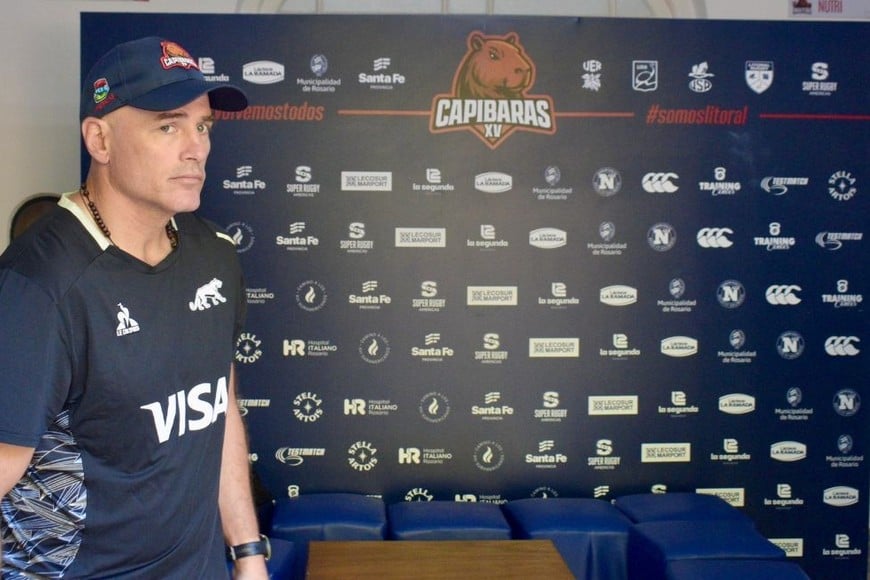 Felipe Contepomi, head coach de Los Pumas, en Casa Capibaras.