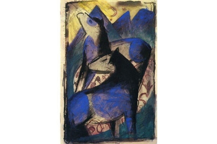 "Two Blue Horses". Foto: Museo Solomon R. Guggenheim