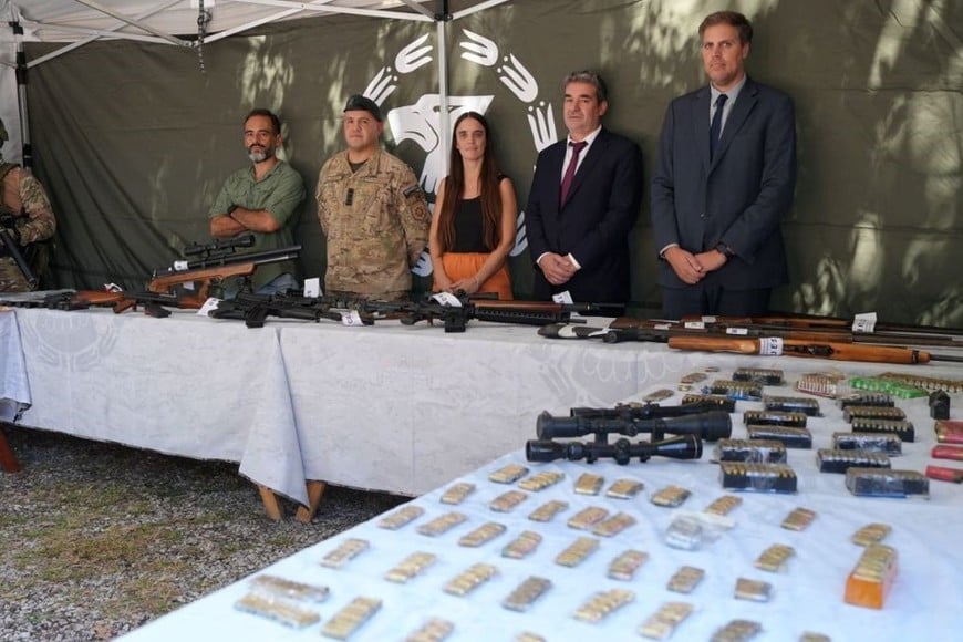 Las autoridades brindaron una conferencia de prensa este miércoles. Foto: Gentileza