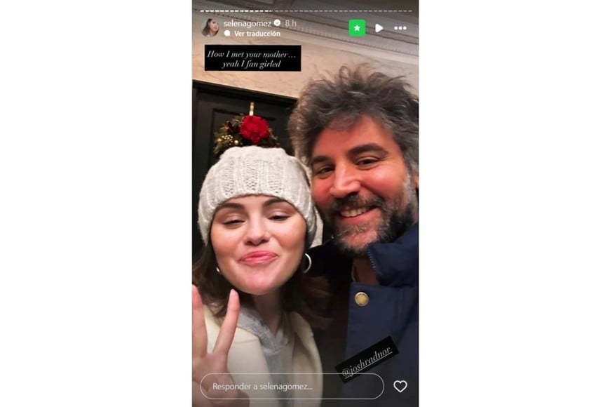 Compartió una foto de cuando se cruzó al actor de How I met your mother, serie de la cual ella es fanática.