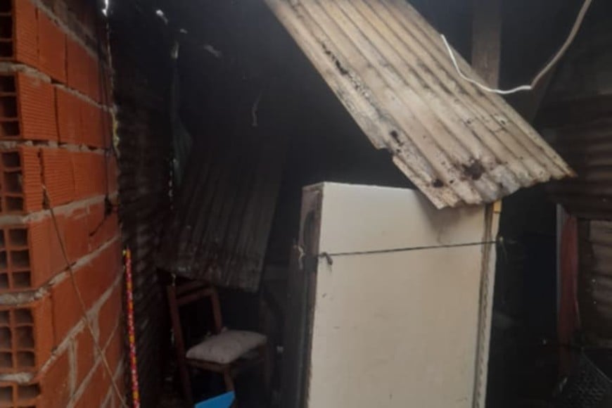 Temporal en Casilda: árboles caídos y voladuras de techo