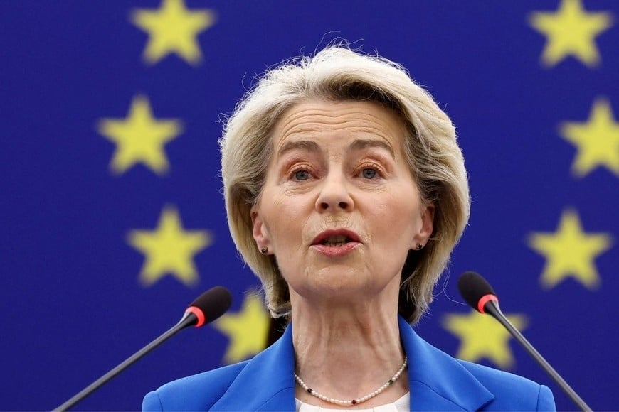 Presidente de la Comisión Europea, Ursula von der Leyen. Créditos: REUTERS/Yves Herman