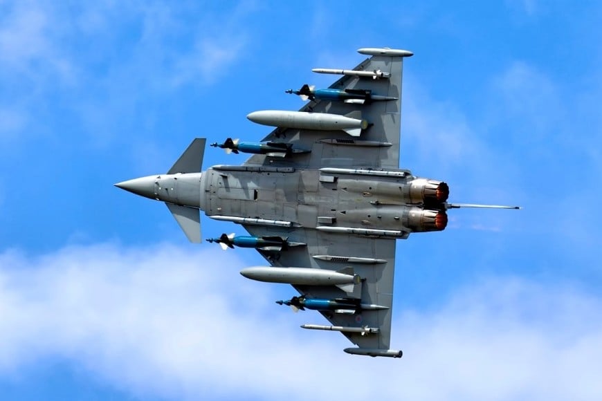 Reino Unido enviará cuatro cazas Typhoon para reforzar su escuadrón en Qatar.