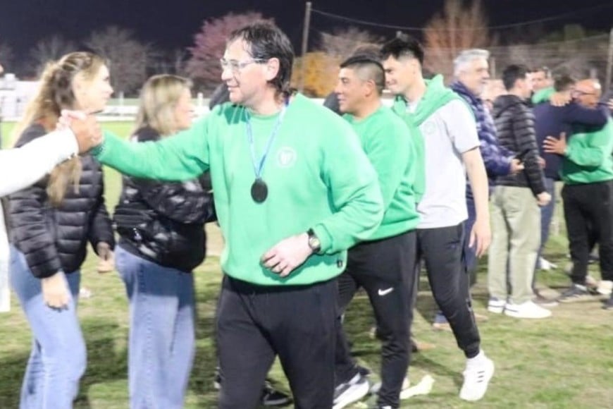 Marcelo Molina, DT de Sanjustino. Foto: gentileza.