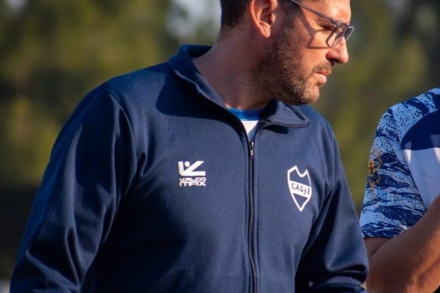 Diego Rodríguez, DT de Gimnasia y Esgrima. Gentileza.