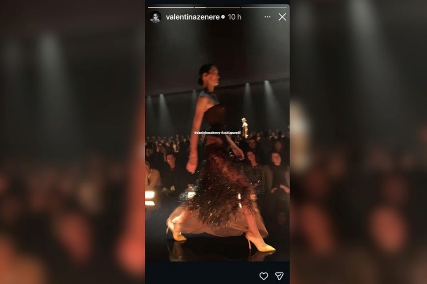 Las historias de la actriz en sus redes sociales.