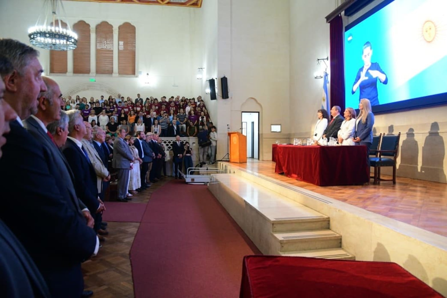 Asunción de autoridades en la UNL.