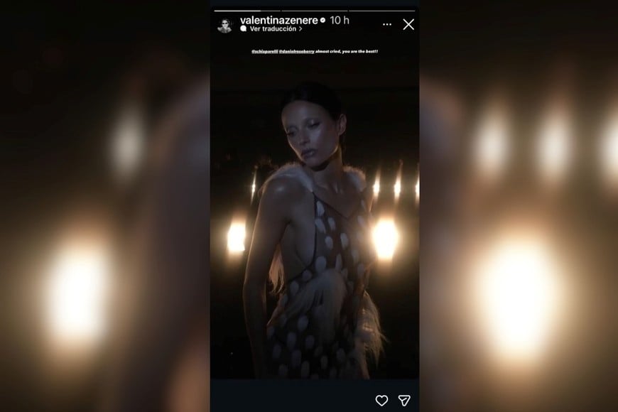 Las historias de la actriz en sus redes sociales.