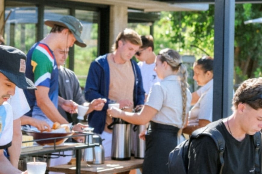 Parte del safari realizado por los jugadores de CRAI en Sudáfrica. Crédito: CRAI