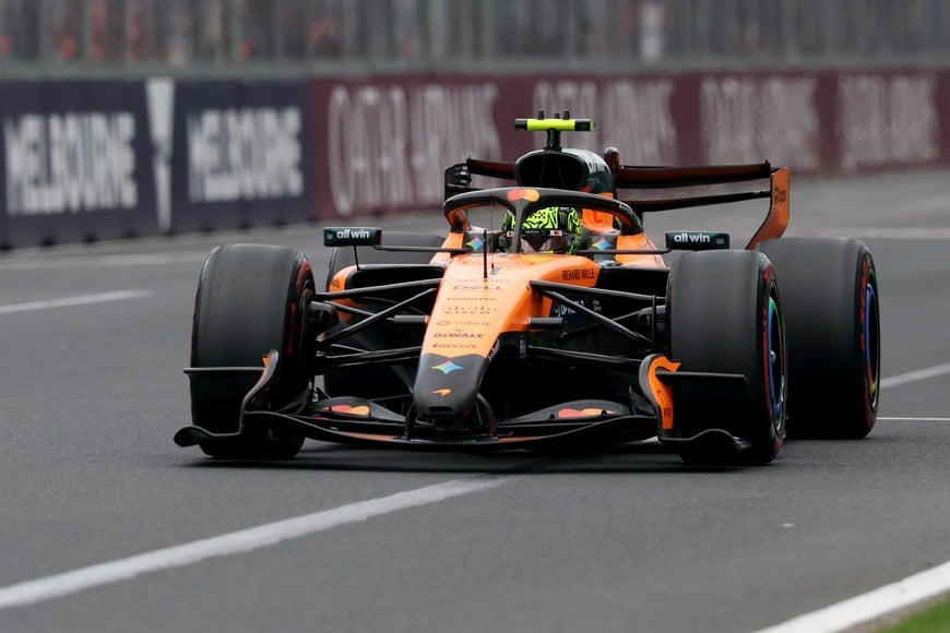 Formula One F1 - Australian Grand Prix - Albert Park Grand Prix Circuit, Melbourne, Australia - March 7, 2026
McLaren's Lando Norris during qualifying REUTERS/Hollie Adams