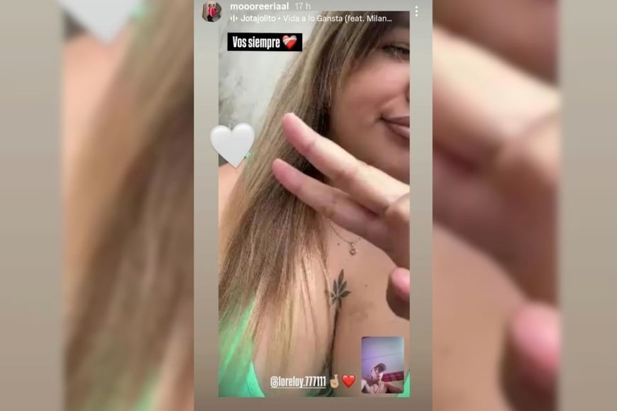 La foto que se filtró de Morena en la cárcel.