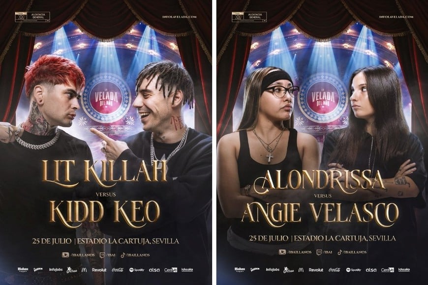 Lit Killah vs. Kidd Keo y Alondrissa contra Angie Velasco completan la grilla