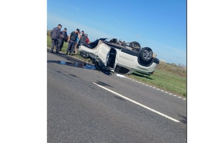 El hecho se produjo a la altura del kilómetro 45 de la autopista provincial que conecta las ciudades de Rosario y Santa Fe.