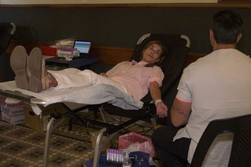 Colecta de sangre Manos Abiertas. Foto: El Litoral