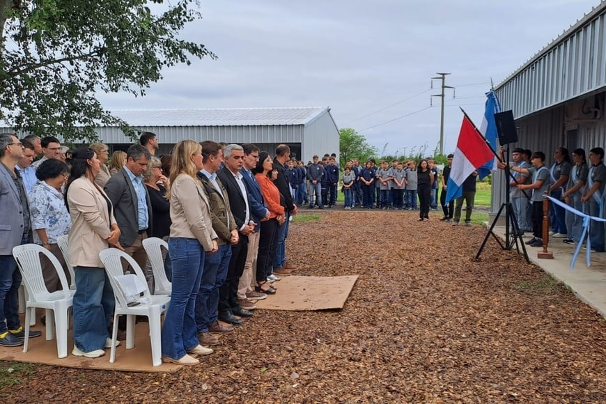 La Agrotécnica de El Trébol sigue creciendo: presentaron nuevas aulas para estudiantes