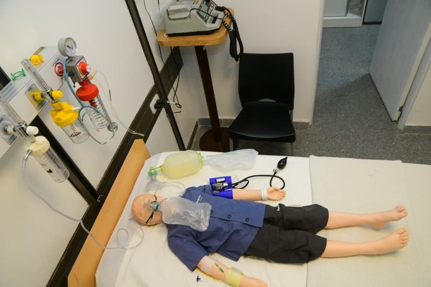 Nuevos simuladores se incorporaron al Hospital Alassia. Crédito: Flavio Raina.