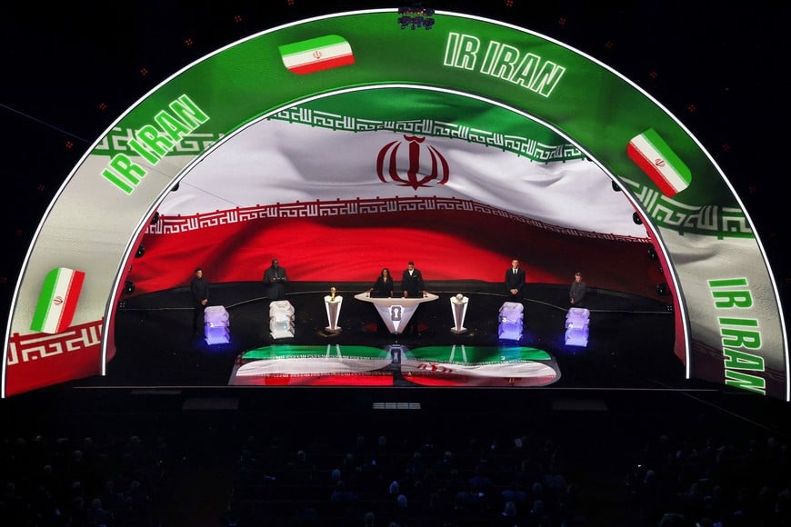 FILE PHOTO: Soccer Football - FIFA World Cup 2026 - FIFA World Cup 2026 Draw - John F. Kennedy Center for the Performing Arts, Washington, D.C., U.S. - December 5, 2025
General view as Draw Assistant Shaquille O'Neal draws Iran during the FIFA World Cup 2026 draw REUTERS/Carlos Barria/File Photo