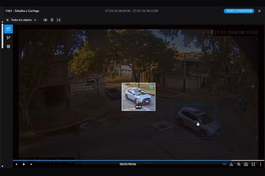 El sistema Lince fue utilizado por la PDI para analizar registros de videovigilancia en una causa por robos en Rosario.