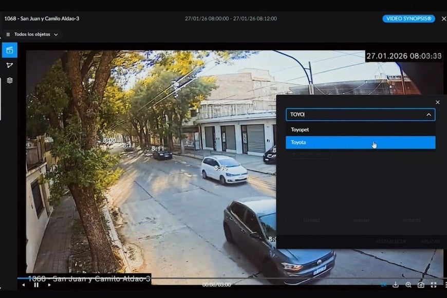 El sistema Lince fue utilizado por la PDI para analizar registros de videovigilancia en una causa por robos en Rosario.