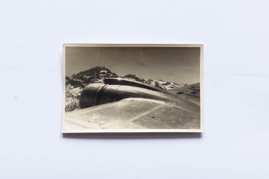 La foto pertenece al archivo familiar, y fue tomada por el abuelo de Curto, durante uno de sus tantos vuelos. Gentileza Juan Curto.