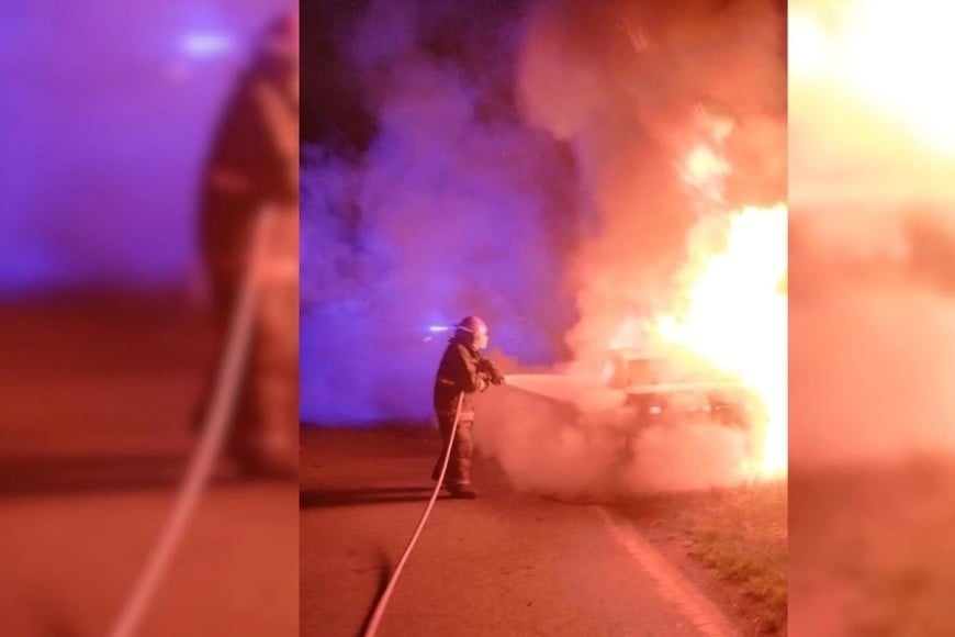 incendio automóvil Recreo