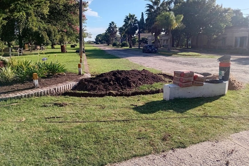 Matilde rescata su historia: construyen un monumento en homenaje al ferrocarril
