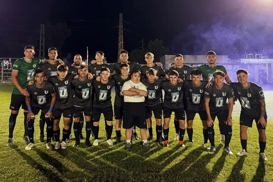 Universidad nacional del Litoral. Goleó en Colonia san José. Gentileza.