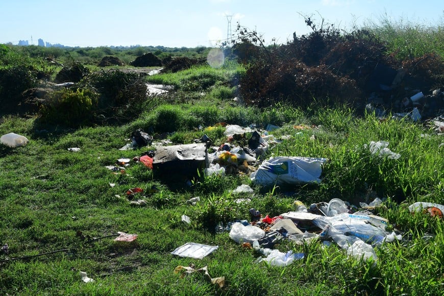 Más basura esparcida por el territorio. Flavio Raina.