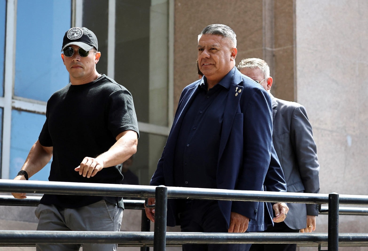 Claudio ‘Chiqui’ Tapia tras declarar este jueves.