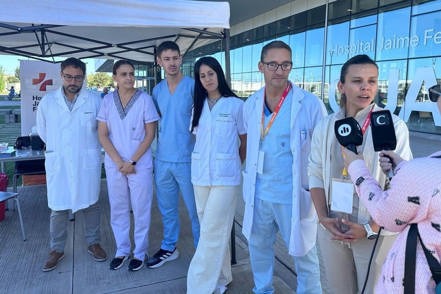 Jornada abierta frente a efector Dr. Jaime Ferré de Rafaela.