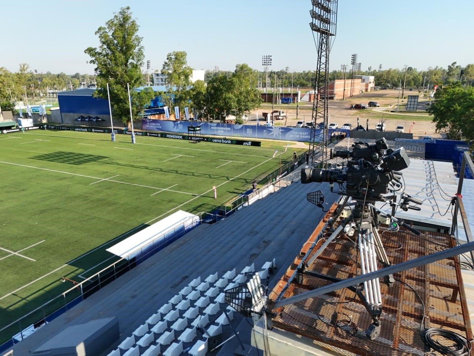 El recinto pertenece a la Unión de Rugby del Paraguay y está ubicado dentro del predio del Comité Olímpico Paraguayo, en Ñu Guasu.