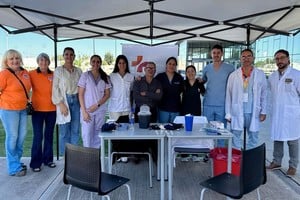 Jornada abierta frente a efector Dr. Jaime Ferré de Rafaela.