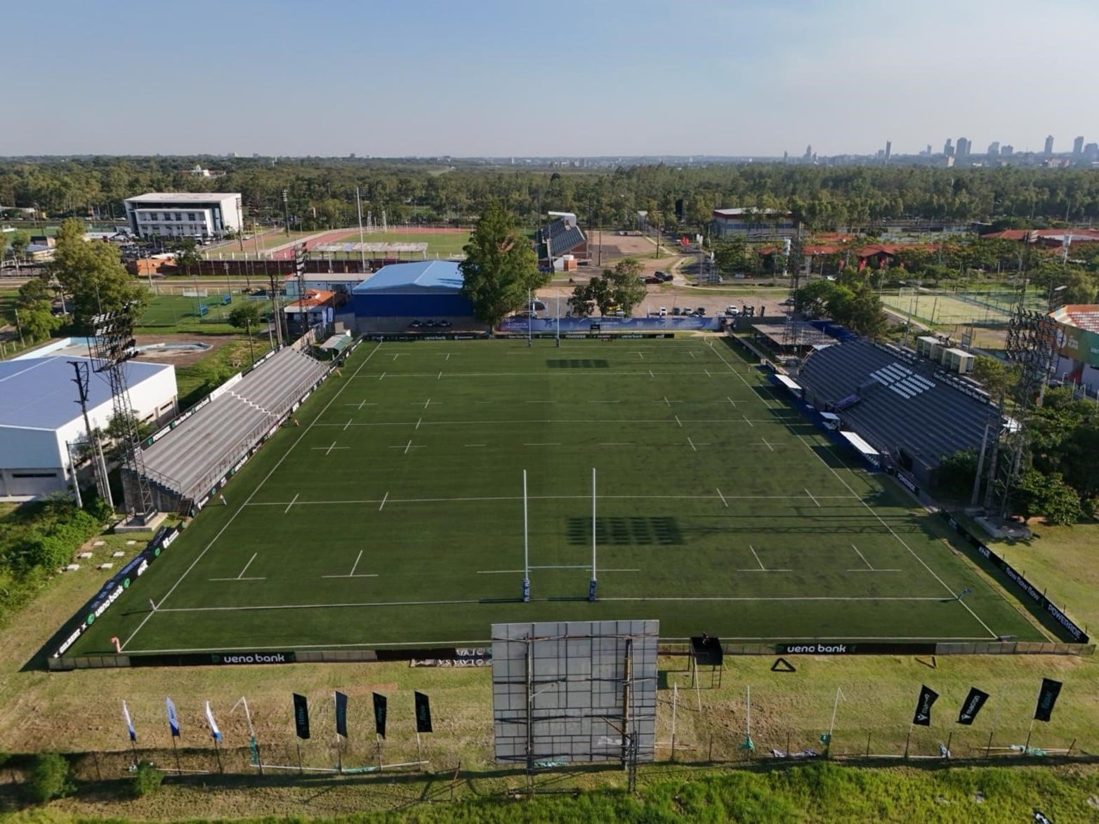 En pleno Parque Olímpico de Luque, el estadio Héroes de Curupayty será el escenario de la primera salida internacional de Capibaras XV.