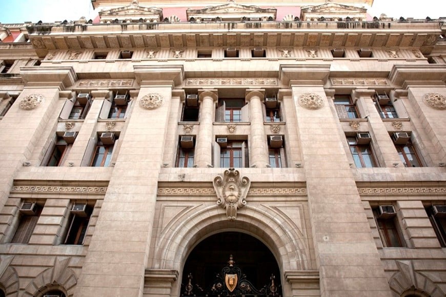 El edificio central de la Corte.