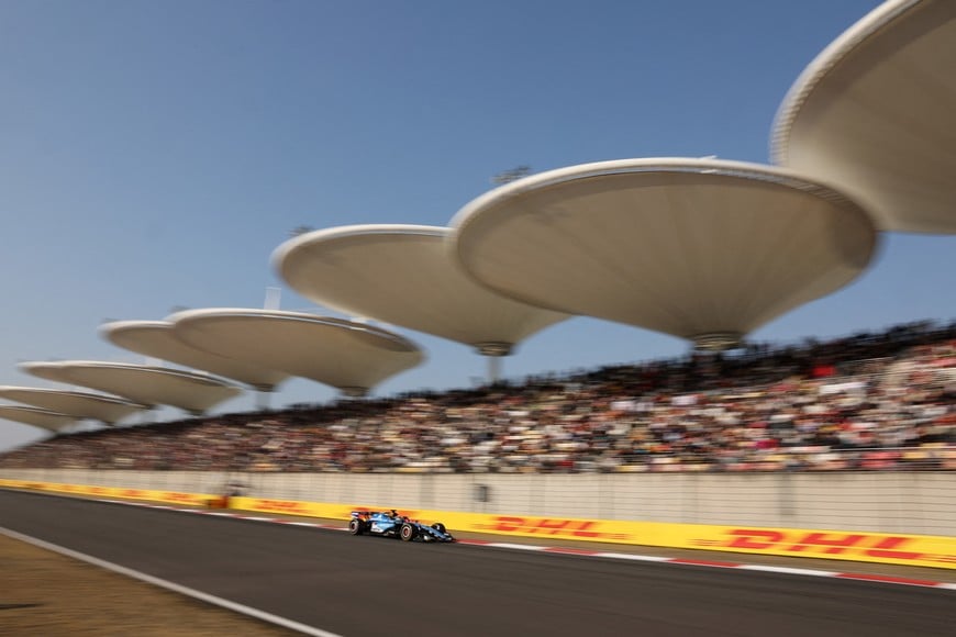Formula One F1 - Chinese Grand Prix - Shanghai International Circuit, Shanghai, China - March 13, 2026
Alpine's Franco Colapinto in action during sprint qualifying REUTERS/Go Nakamura