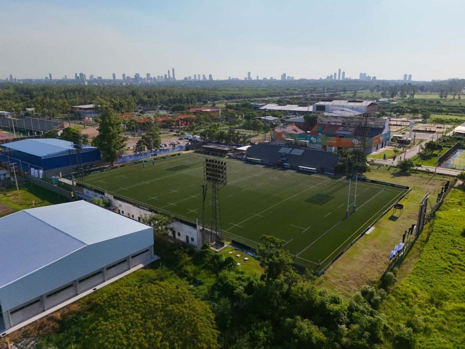 El estadio donde jugará Capibaras forma parte del Parque Olímpico de Paraguay, un complejo deportivo de casi 100 hectáreas.