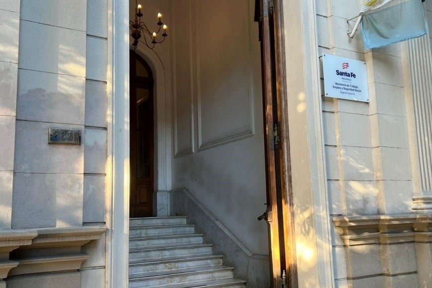 Intento de robo en el Ministerio de Trabajo.  Foto: Gentileza