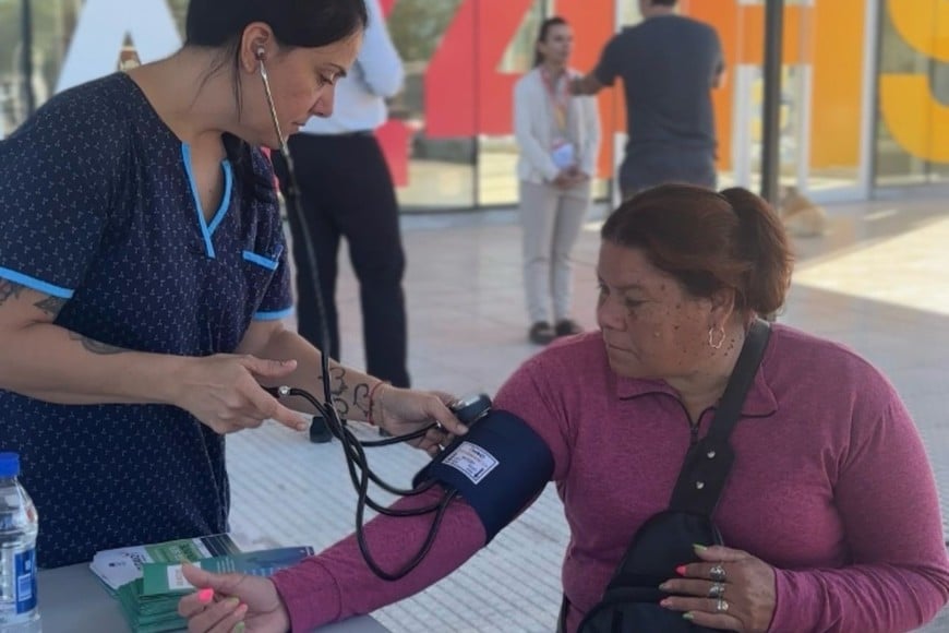 Jornada abierta frente a efector Dr. Jaime Ferré de Rafaela.