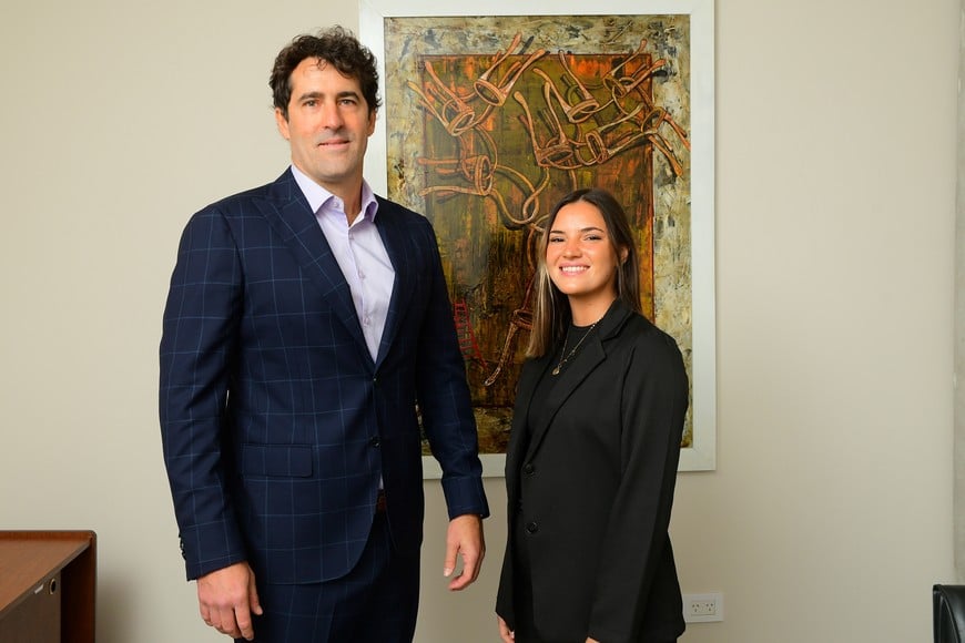 Luciano Estrada, director ejecutivo de Alicana, junto a Giovanna Ferrer, directora académica de la institución. Foto: Flavio Raina