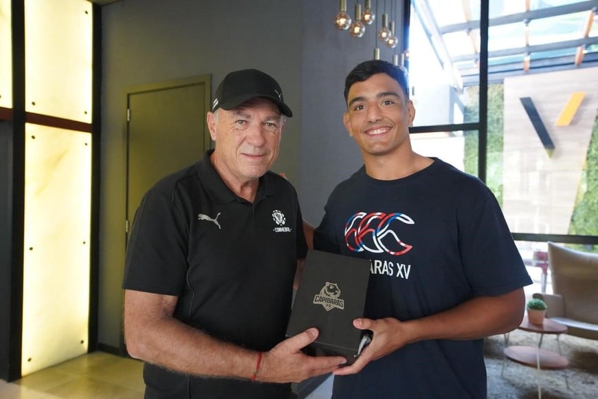 Capibaras en la sede de Conmebol