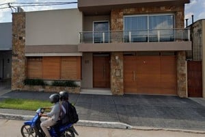 Domicilio particular del fiscal donde se produjo su detención.