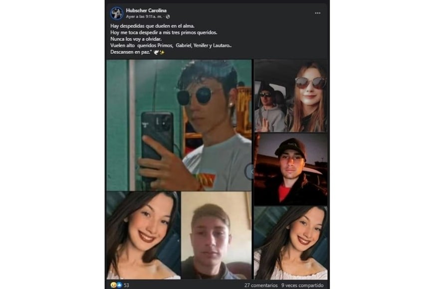 Despedida de familiares