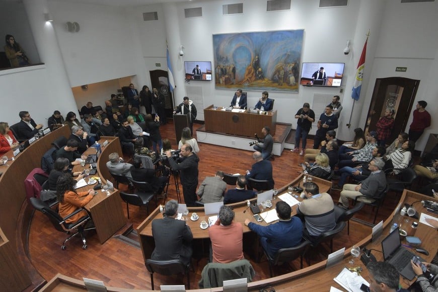 En 2022. Fue histórica la audiencia pública por nocturnidad. Crédito: Archivo Flavio Raina