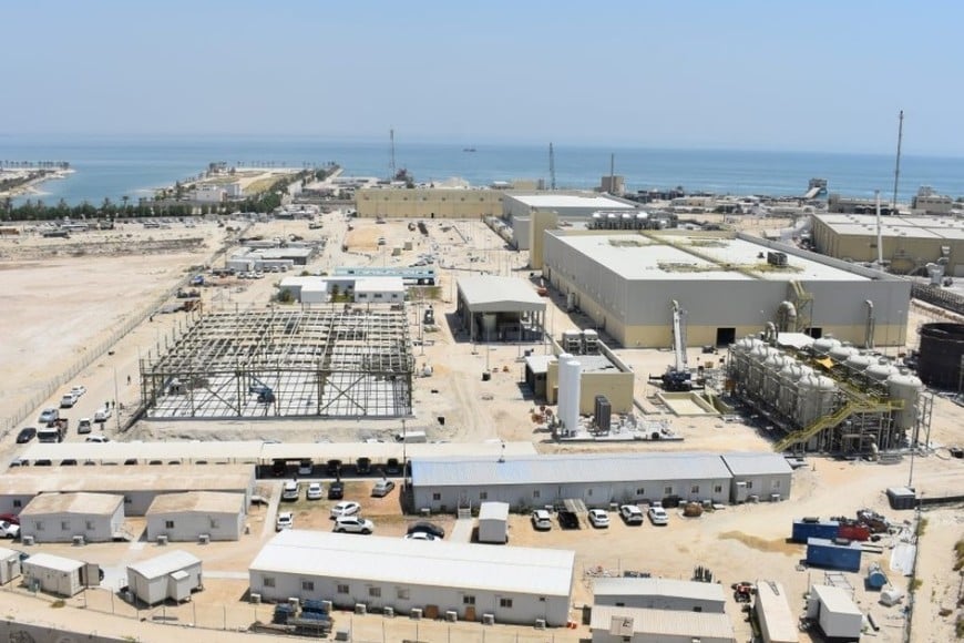 Planta desalinizadora de Al-Khobar, Arabia Saudita. Crédito: Facilities Management Middle East