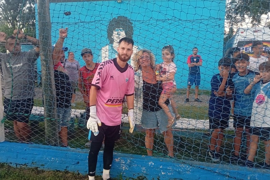 Sebastián Silva, el héroe de la tarde en cancha de Ciclón Racing. Foto: El Litoral