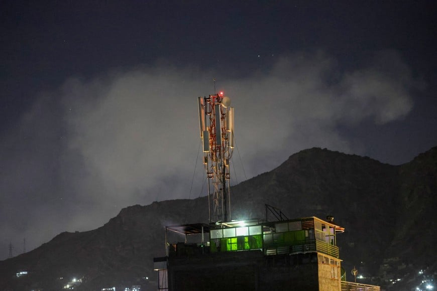 Smoke rises after an explosion in what the Taliban said was a Pakistani air strike in Kabul, Afghanistan, March 16, 2026. REUTERS/Sayed Hassib