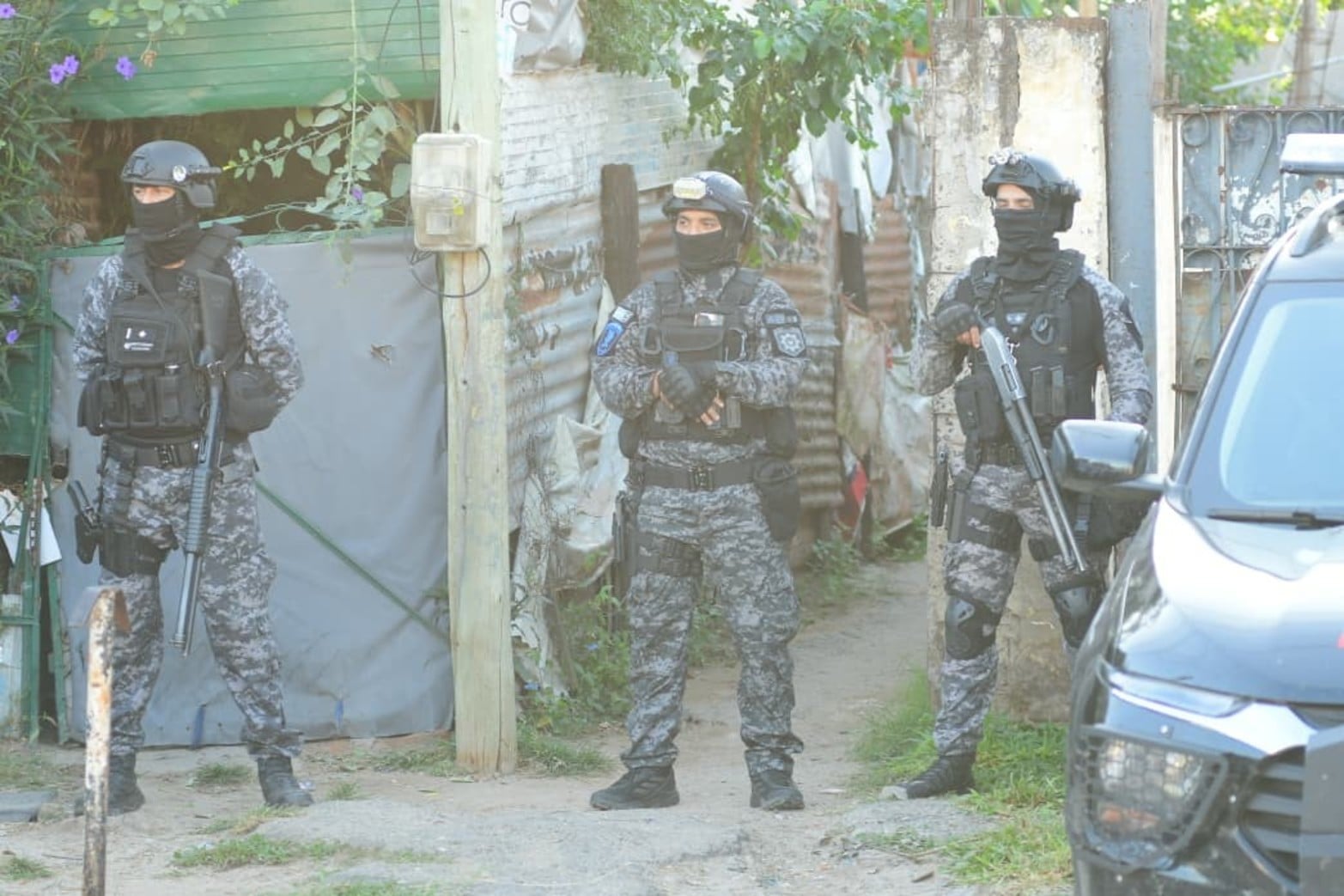 15 propiedades allanadas esta mañana por orden de la Justicia.