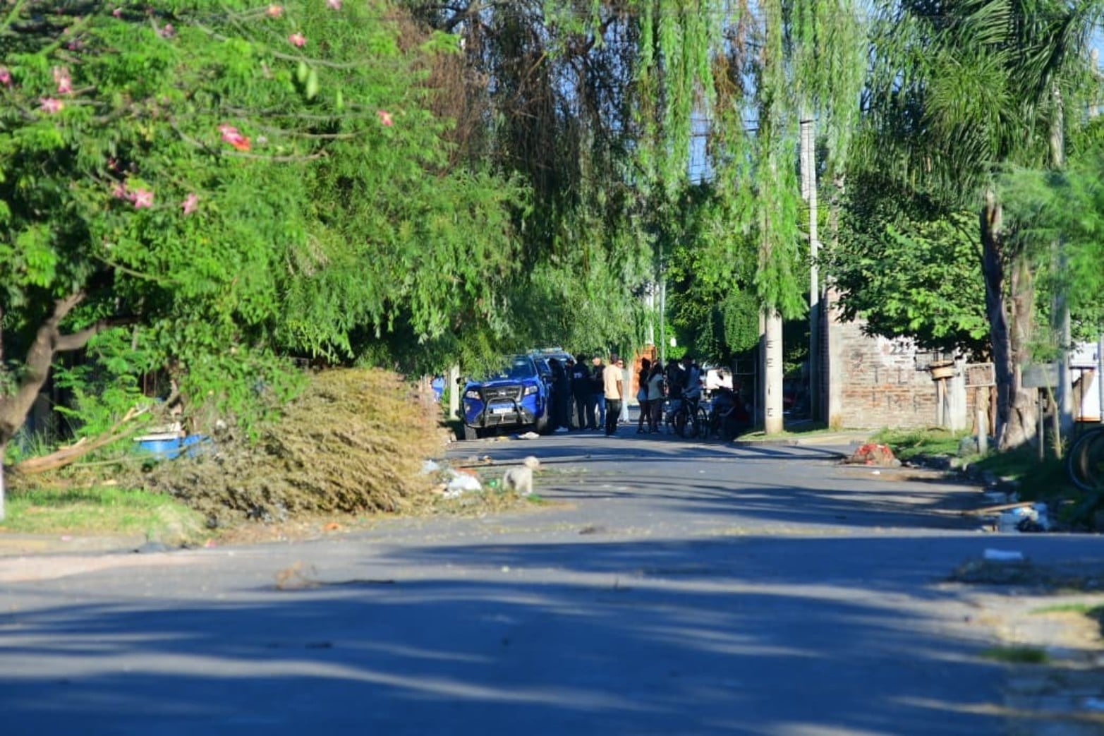 En el barrio Coronel Dorrego.