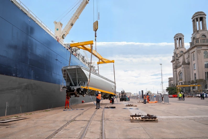 Llegaron 45 nuevos vagones graneros para reforzar el ramal cerealero antes de la cosecha