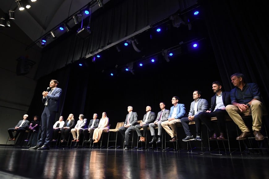 La primera reunión interministerial se realizó durante 2023 en el teatro Luz y Fuerza. Crédito: Pablo Aguirre